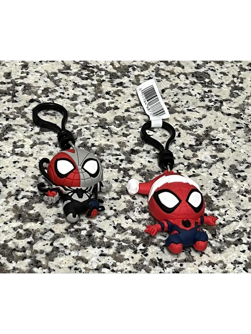 Spider-man Maximum Venom Venomized Symbiote & Holiday Spidey Bag Clip figures